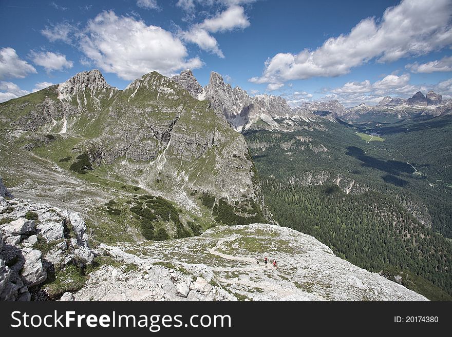 Trekking in Italian Dolomites