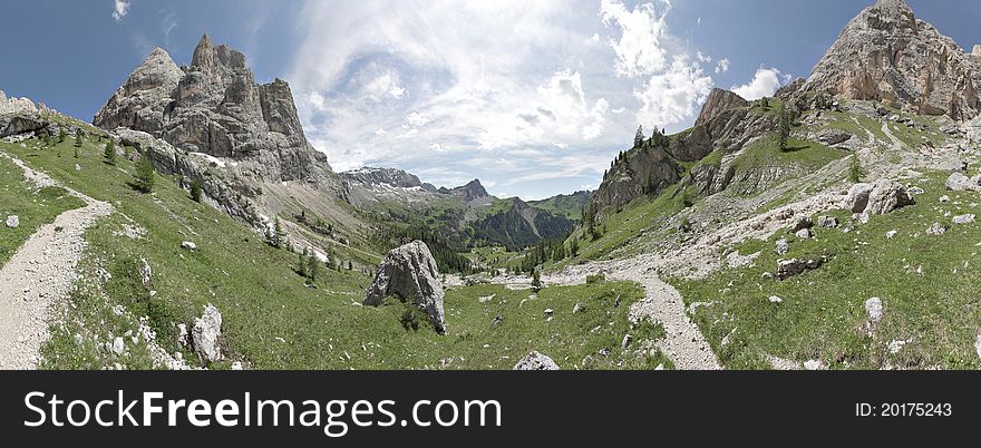 Italian Alps, Dolomites - Panorama