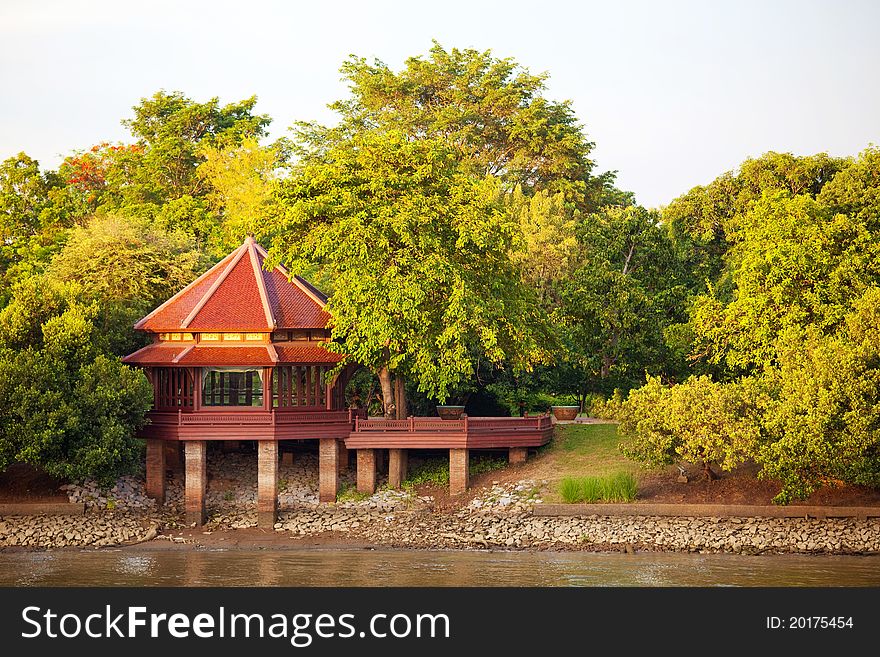 House river side in Thailand