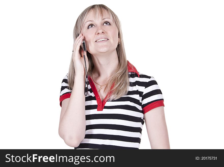 Girl Talking On The Phone