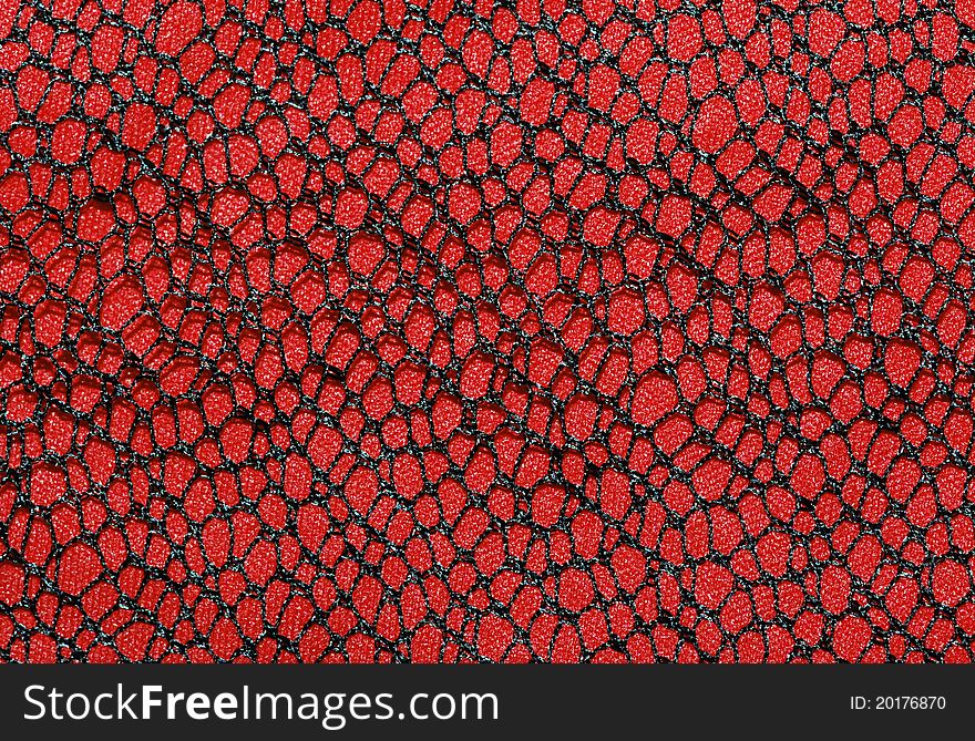 Red Net Pattern Background