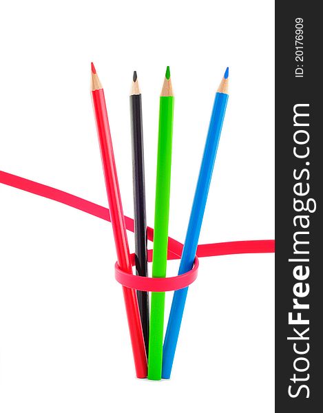 Four Color Pencils