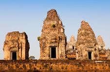 Ruined Pre Rup Temple In Angkor, Cambodia Stock Photo