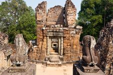 East Mebon Temple Of Angkor, Cambodia Stock Images