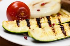 Grilled Vegetables On A Plate Stock Photography Grilled Vegetables On A Plate Stock Photography