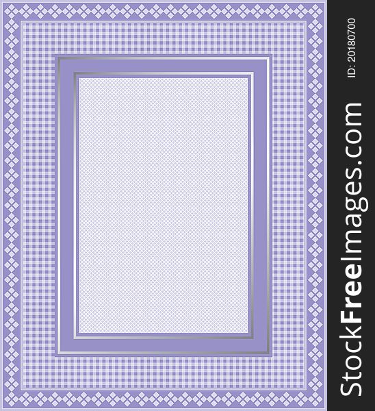 This is a illustration of an elegant lacy purple frame. Great boarder design. Great for stationary and scrapbooking.