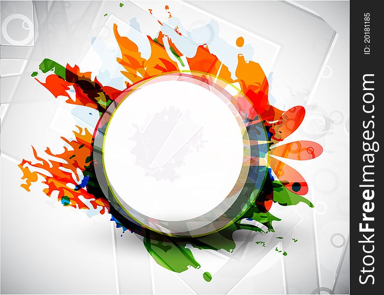 Abstract  Colorful Shapes Background