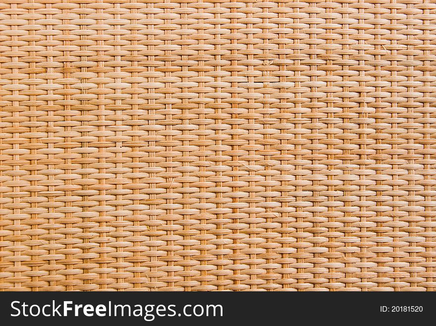Wooden Weaving Wicker Background