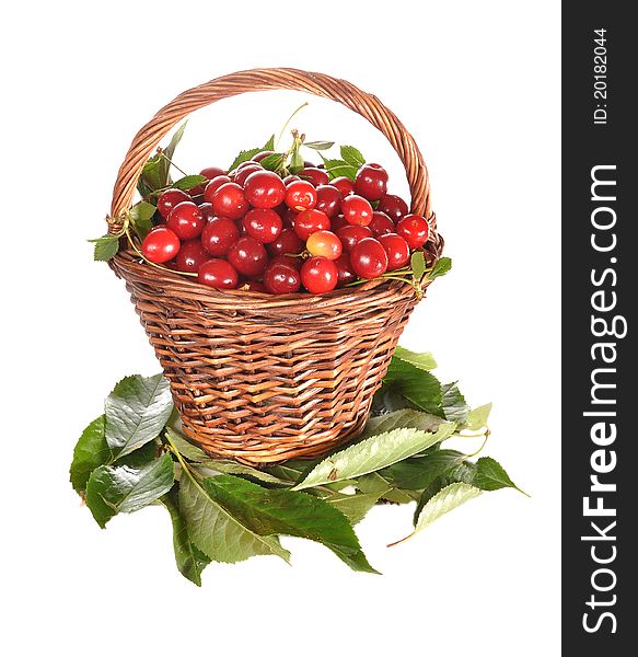 Basket With A Red Cherry