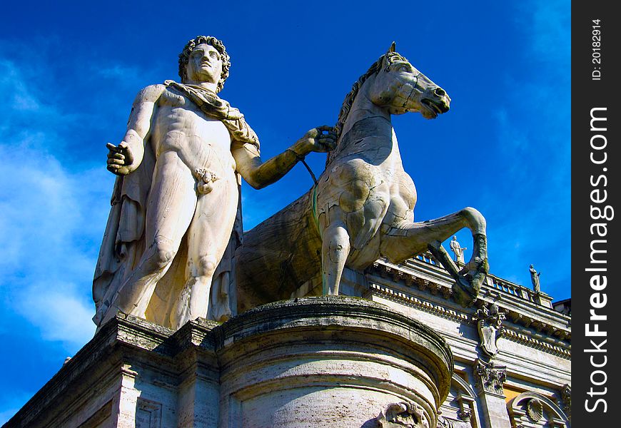 Statue of the Capitol in Rome