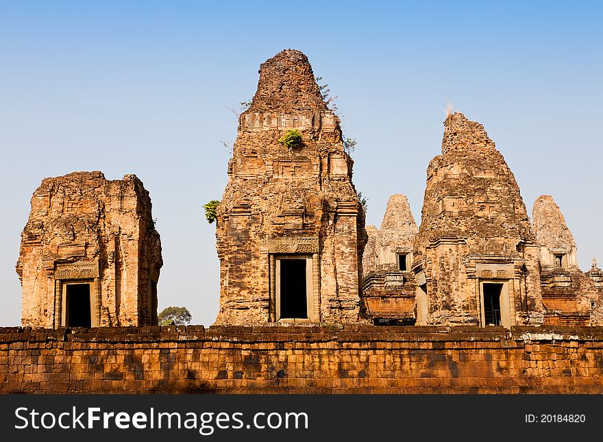 Ruined Pre Rup Temple in Angkor, Cambodia