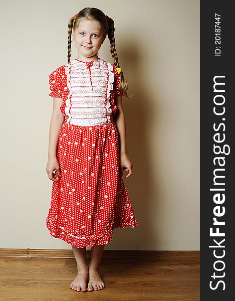 An image of a nicel little girl in a dress. An image of a nicel little girl in a dress