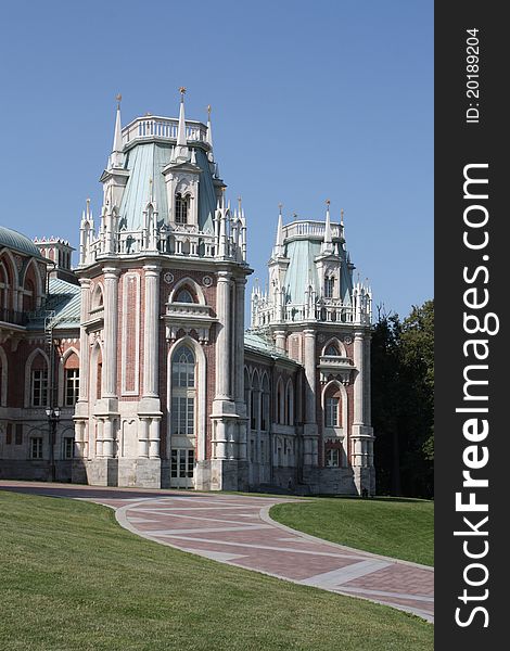 Towers Of The Grand Palace Of Tsaritsyno