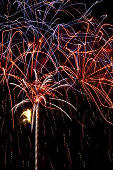 Fourth Of July Fireworks Stock Photos