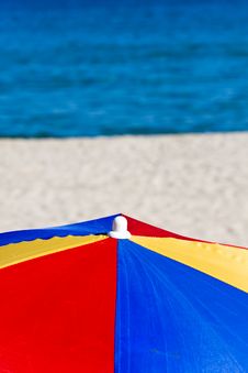 Colorful Beach Umbrella Royalty Free Stock Photography Colorful Beach Umbrella Royalty Free Stock Photography