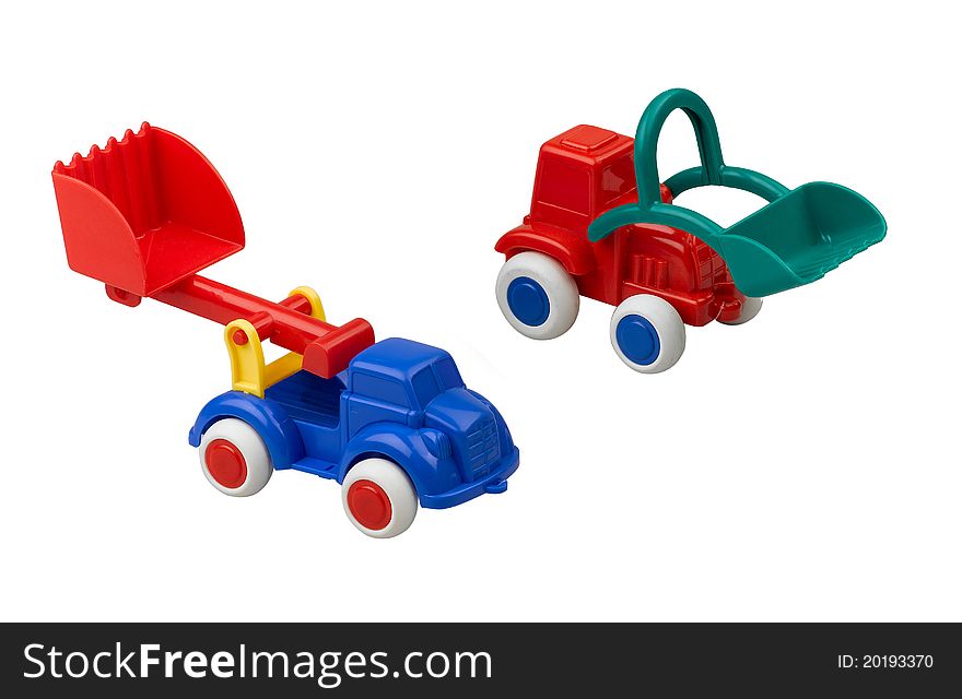 Plastic toy car