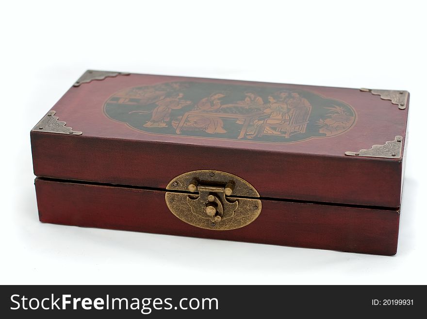 Old Chinese chess box