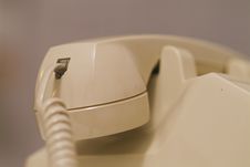 Older Biege Phone 01 Royalty Free Stock Image Older Biege Phone 01 Royalty Free Stock Image