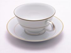 Cup And Saucer 1 Royalty Free Stock Image