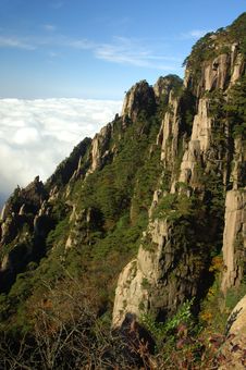 Yellow Mountain Royalty Free Stock Photo Yellow Mountain Royalty Free Stock Photo