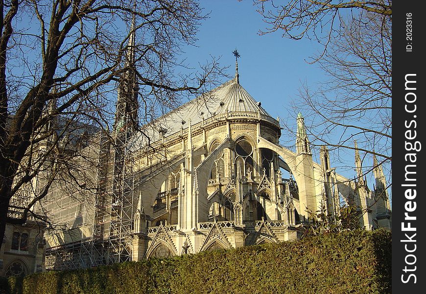 Notre Dame Cathedral, from the south side