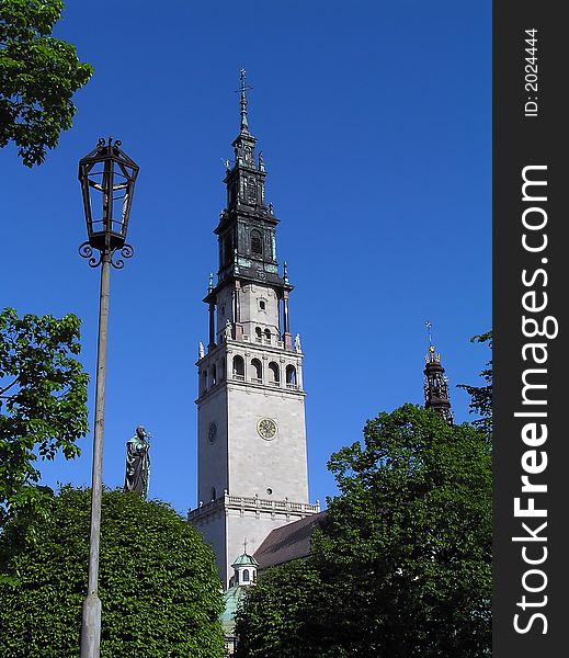 A church tower in cracow