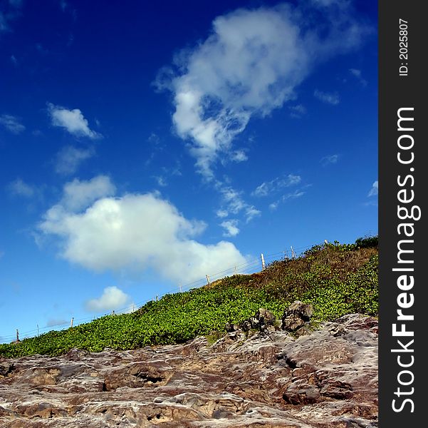 Landscape at  hookipa maui hawaii