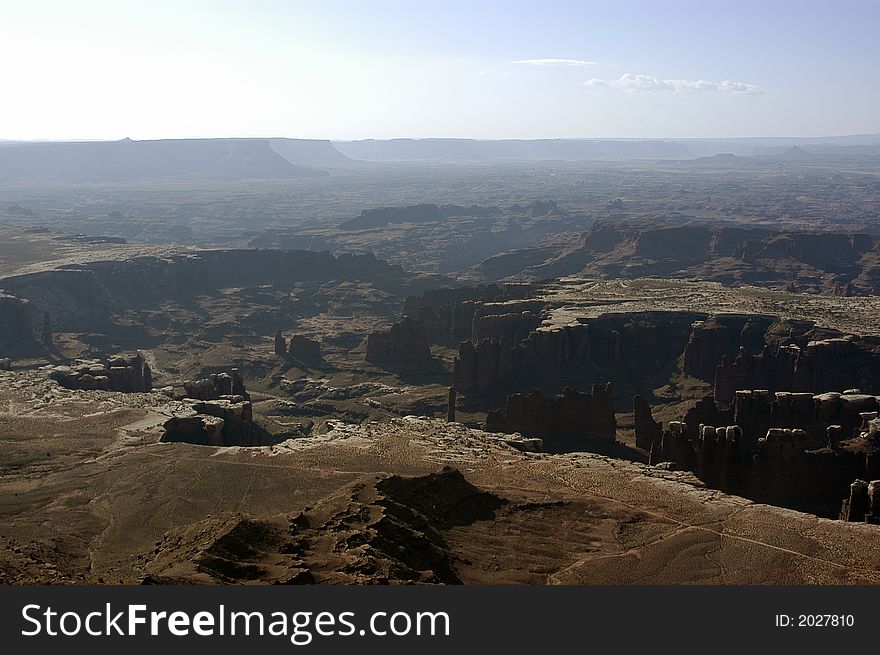 A view of Canyonlands National Park in Utah.