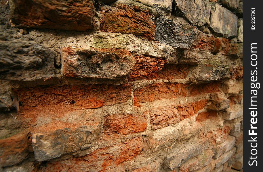 Full screen high resolution shot of old wall. Good for a texture or a background