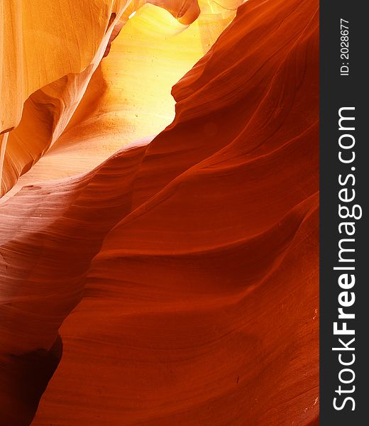 The Upper Antelope Slot Canyon