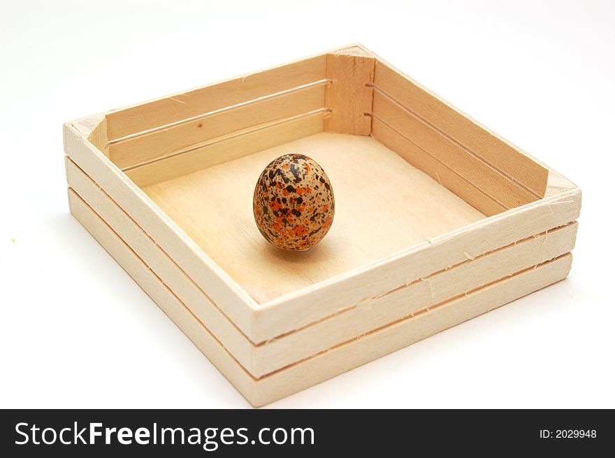 Fresh brown eggs in a basket. Fresh brown eggs in a basket