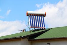 Solar Water Heater Stock Photos Solar Water Heater Stock Photos