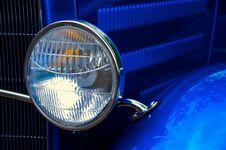 Vintage Auto Headlight Royalty Free Stock Photos