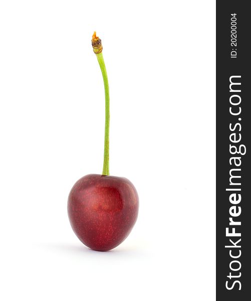 Sweet cherry isolated on white background. Sweet cherry isolated on white background