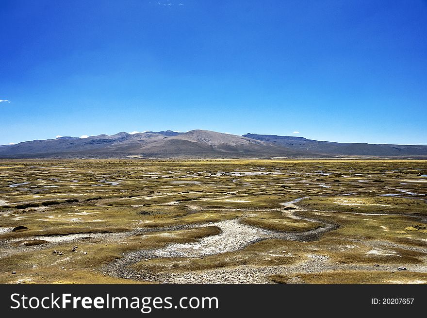 Beautiful colours of the Plains of central Peru. Beautiful colours of the Plains of central Peru