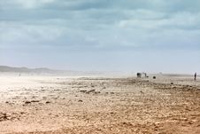 Ethereal Landscape Of A Beach During Sand Storm Royalty Free Stock Photo Ethereal Landscape Of A Beach During Sand Storm Royalty Free Stock Photo