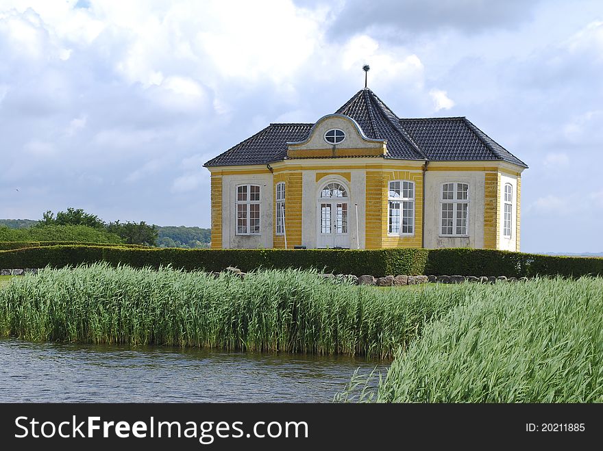 Pavilion At Valdemar Slot Castle In Denmark