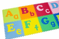 Colorful Alphabet Puzzle. Royalty Free Stock Photo Colorful Alphabet Puzzle. Royalty Free Stock Photo