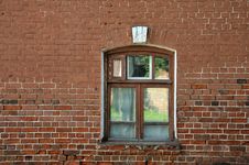 Window In Brick Wall. Royalty Free Stock Photography Window In Brick Wall. Royalty Free Stock Photography