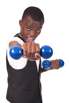 Man Lifting Weights Royalty Free Stock Photos Man Lifting Weights Royalty Free Stock Photos