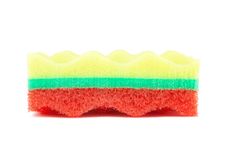 Tricolor Sponge Royalty Free Stock Image Tricolor Sponge Royalty Free Stock Image