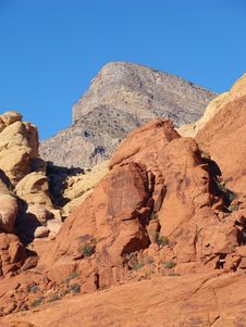 Turtle Rock Over Red Rock Stock Image Turtle Rock Over Red Rock Stock Image