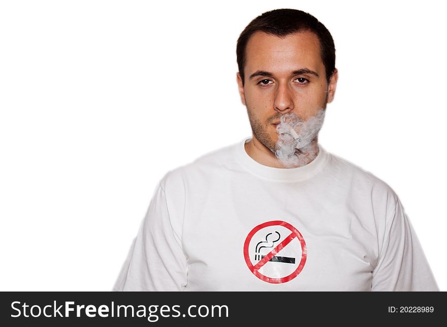 No Smoking Smoking Guy