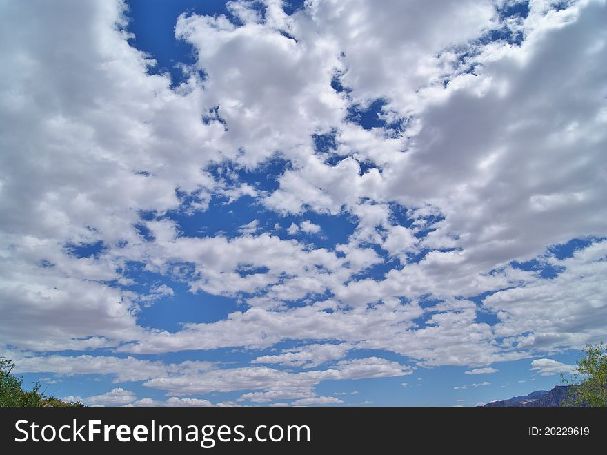 Heavenly Sky Over Red Rock Canyon