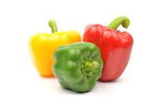 Fresh Colorful Paprika Isolated Stock Photography Fresh Colorful Paprika Isolated Stock Photography