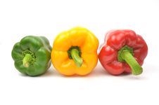 Fresh Colorful Paprika Isolated Stock Image Fresh Colorful Paprika Isolated Stock Image