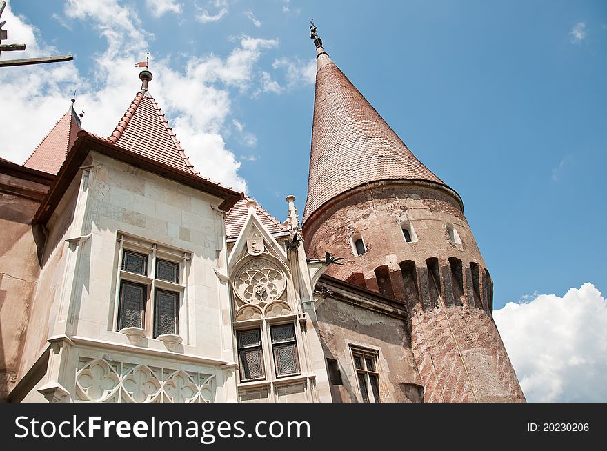 Image from the medieval old stone castle in rural Romania. Image from the medieval old stone castle in rural Romania