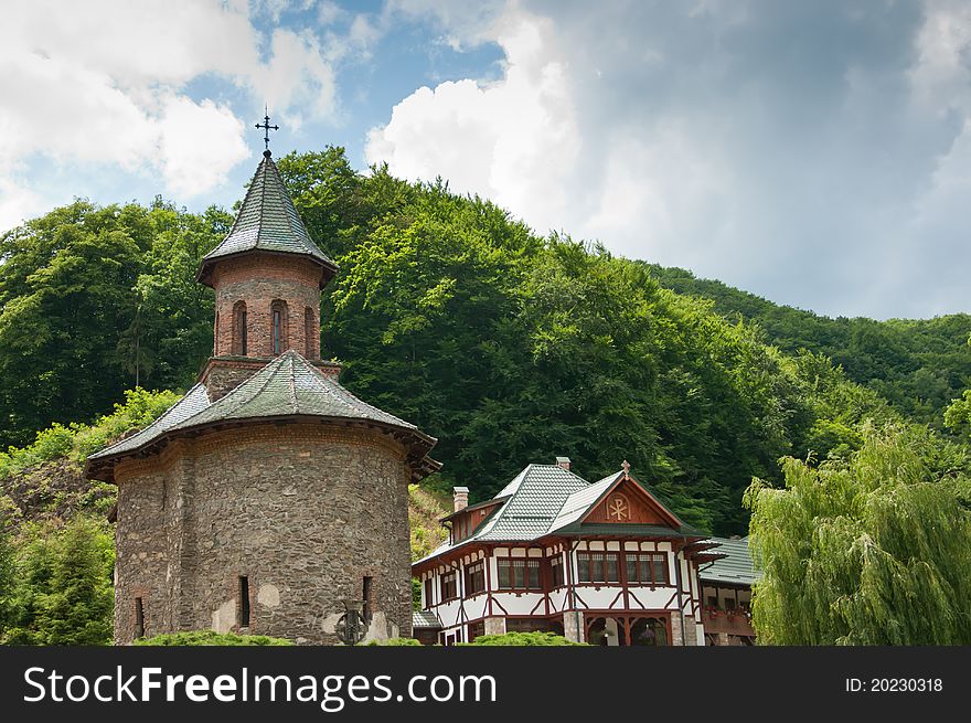 Image from the old othodox monastery of Prislop in rural Romania. Image from the old othodox monastery of Prislop in rural Romania