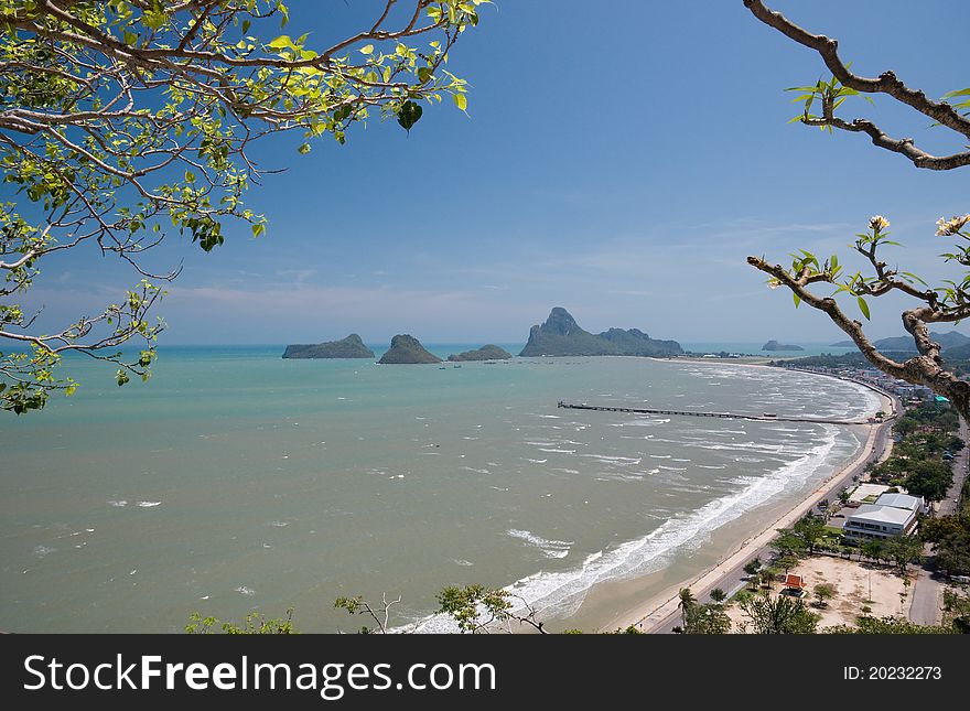 Viewpoint at Khao Chong Krajok Prachuap Khiri Khan province Thailand. Viewpoint at Khao Chong Krajok Prachuap Khiri Khan province Thailand