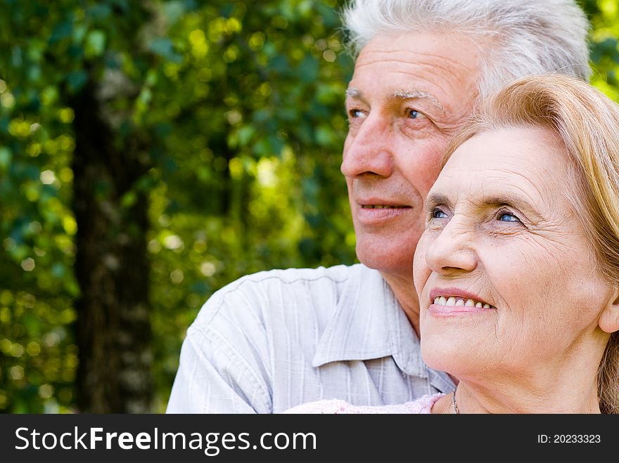 Cute Elderly Couple